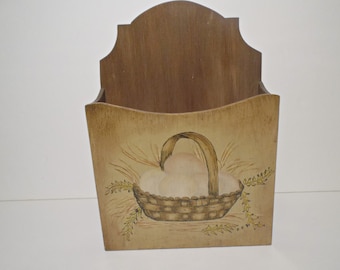 Wall Hanging Wooden Correspondence Holder