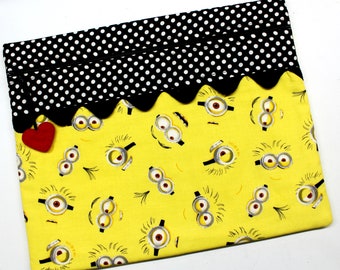 Minions Cross Stitch Embroidery Project Bag