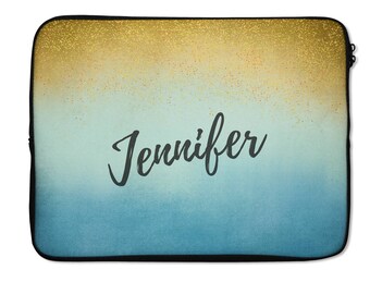 Customized waterproof laptop bag, Macbook sleeve, Personalized apple laptop case, Cool macbook sleeve cover, Lady boss customized gift