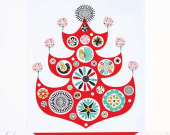 Printable Christmas Cards DIY Holiday Greetings Scandinavian Style