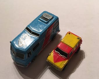 Micro Machines vintage rare van lot