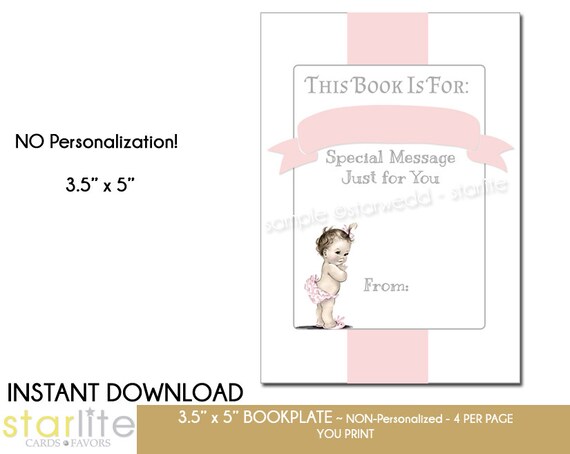 baby bookplates