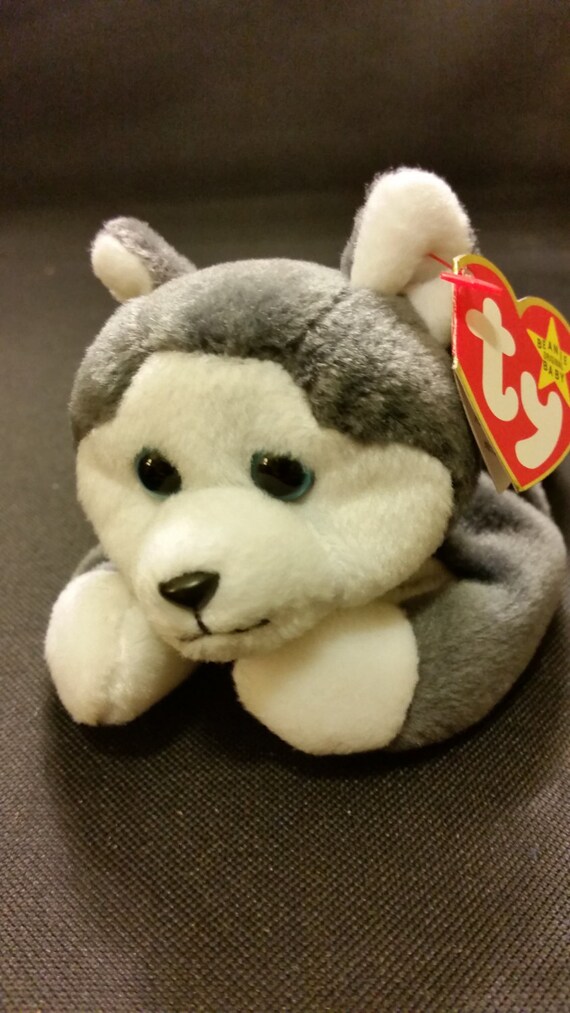 Ty beanie babies NANOOK the husky dog 1996 3rd generation