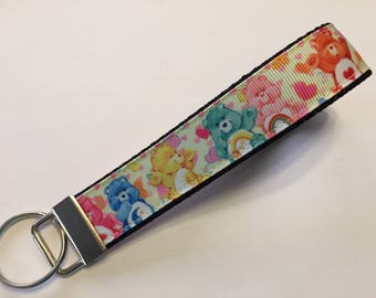 Care Bears Key Fob Keychain wristlet