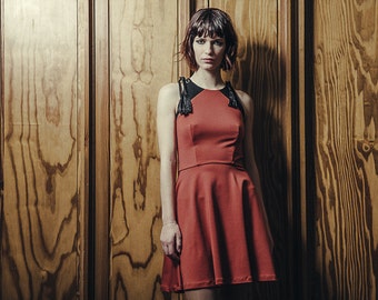 On sale -60% Orange skater dress