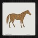 Horse 114 Style 2008 DIY Stencil Clear Plastic Acrylic Mylar Reusable