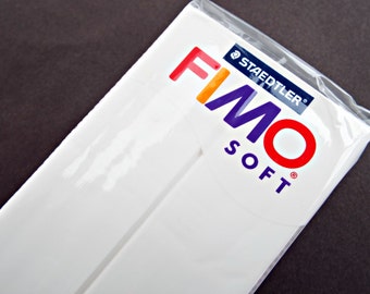 350g Polymer Clay, White Fimo Clay, Large Fimo Block, Fimo 12 Ounce Bar, Fimo Soft, Cane Making, Jewelry Clay, Molding Clay, UK Seller
