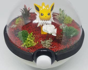 Pokèglobe 100mm: Jolteon - Pokemon Terrarium
