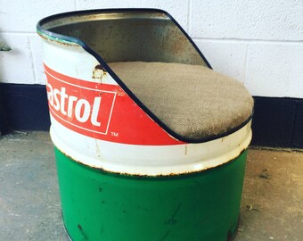 Custom Oil Drum Chair