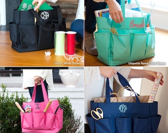Monogrammed Carry All Bag, Monogrammed Tote Bag, Gifts for her, Teachers Bag, Multi Purpose Tote, Monogrammed Tote, Teachers Gifts