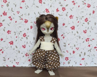 Overall weight Brown Nelly [Hujoo baby 12cm.