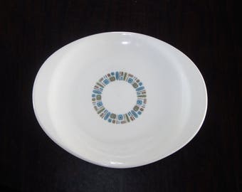 Vintage Cannonsburg Temporama Atomic Mid Century Oval Serving Platter 11"