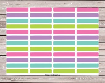 Customizable M/D/N Header Set of 48 Planner Stickers Erin Condren Planner Stickers, ECLP, Filofax, Kikki K, Mambi, Happy Planner