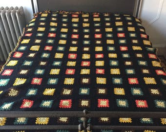 Granny Square Afghan