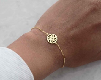 Dreamcatcher bracelet, simple bracelet, dainty bracelet, geometric bracelet, dreamcatcher, sister gift, simple bracelet, girlfriend gift