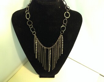 Gunmetal Chain Necklace 148