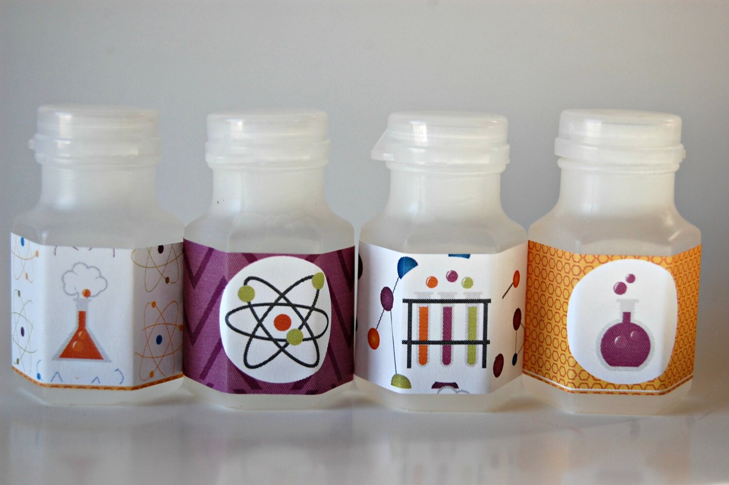 Science Party Bubbles, Party Favor Bubbles,Chemistry Party Favor