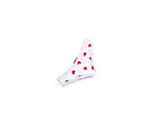 Badges hearts Leopoldine Chateau panty