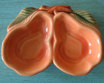 Vintage Belmar of California Set of 4 Pair of Pears Dishes