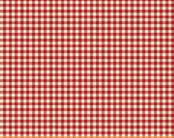 Little Red Riding Hood, 50303-4, Red Gingham Cotton Woven fabric