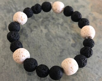 Lava Stone Essential Oil Diffuser Bracelet