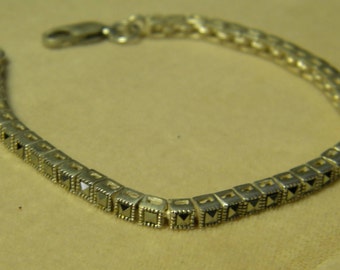 Marcasite Sterling Silver Bracelet