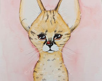 Serval Kitten Fine Art Print