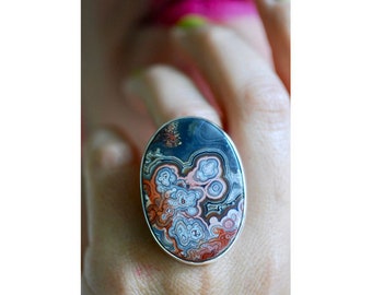 Crazy Ride Ring Crazy Lace Collector Agate