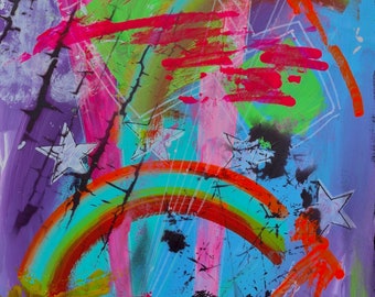 ORIGINAL Abstract Painting. Title: