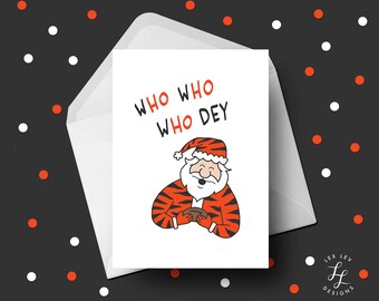 Cincinnati Bengals Christmas Card