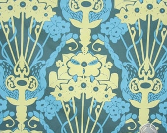 140258417 - Anna Maria Horner Drawing Room Nouveau Bouquet Teal FULL BOLT