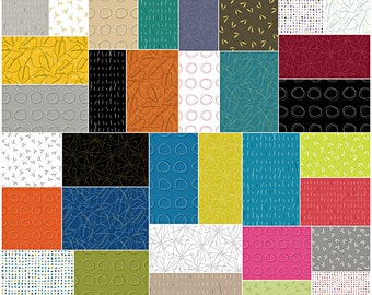 Michele D'Amore Zentastic Precut 5" Charm Pack Fabric Quilting Cotton Squares Benartex SQ40