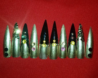 Cairo (claws) stiletto fake nails
