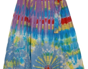 Eminence Cotton Panel Wrap Around Skirt