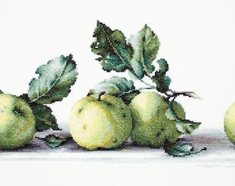 Still Life with apples SB2259 - Cross Stitch Kit by Luca-s