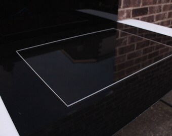5mm Nitto Jushi CLAREX Acrylic Perspex Precision thin sheetFlat 001, size 400x550mm