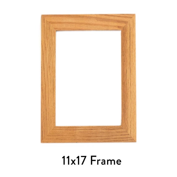 11x17 Picture Frame Reclaimed Wood Frame Custom Color