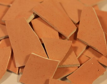 150 Pink Mosaic Tile Pieces, Mosaic Supplies, Thin Ceramic Mosaic Tiles, Item # ST-5103