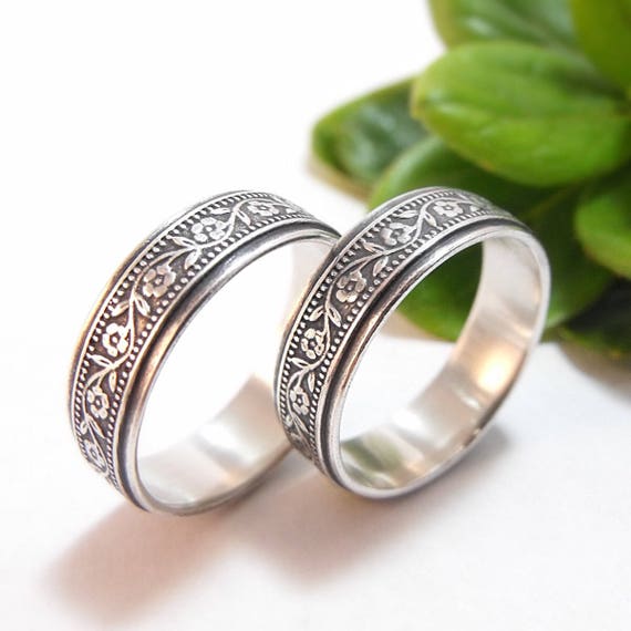 womens wedding band set marriage equality gay marriage lesbian wedding petunia wedding band womens wedding ring set same sex silver lgbtq - Gay Wedding Ring womens wedding band set marriage equality gay marriage lesbian wedding petunia wedding band womens wedding ring set same sex silver lgbtq - Gay Wedding Ring