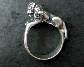 Lion Ring - Handmade in the Pacific Northwest