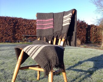 100% pure Shetland wool handwoven scarf