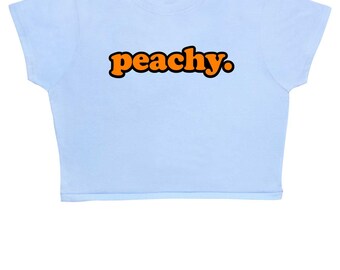 FREE UK Shipping Peachy Crop Top, Hipster, Festival, Kawaii, Grunge, Pastel Goth Pink, Blue Yellow, Tumblr, Instagram