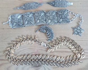 Vintage 1950s aluminium jewellery