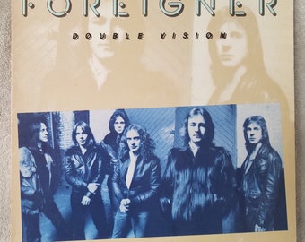 Foreigner 1978 Double Vision (SD 19999) 12" Vinyl 33 LP - Blue Morning Blue Day Hot - Blooded - Love Has Taken Its Toll - Rock Atlantic VG+