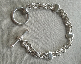 Sterling Silver Link Bracelet