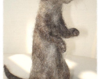 Ooak Needle Felted Ferret