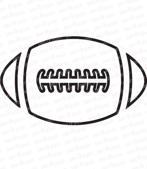 Download Football Outline SVG Football SVG Football Outline Clipart