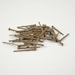 100 Square Nails, Finish Nails, 2" Square Cut Nail, Period Restoration Hardware, Rustic Decor, Rusty Nail, Antique Hardware, Industrial E01