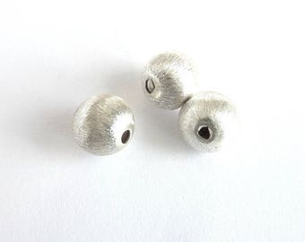 Pearl Silver 925 brushed Ø9mm