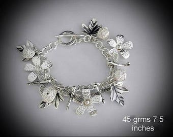 Karen Hill Tribe Charm Bracelet